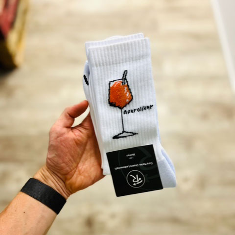aperoliker socken, socken aperol, aperol socken, aperol spritz socken